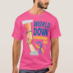 Camiseta Día Mundial del Síndrome de Down. Símbolo descende