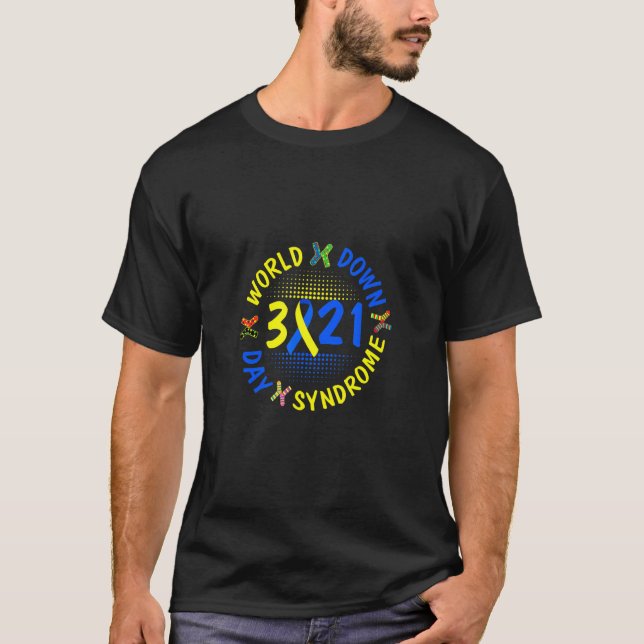 Camiseta Día Mundial del Síndrome de Down Socks 3 21 niño d (Anverso)