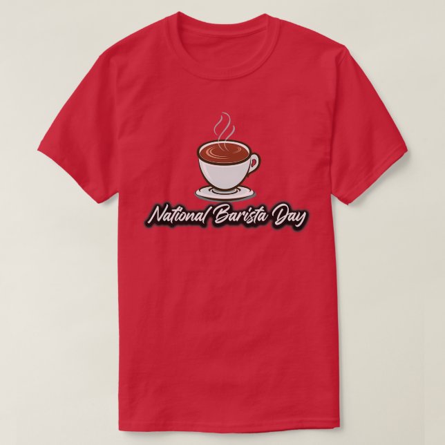 Camiseta Día nacional barista 2022 fresco barista barista c (Diseño del anverso)