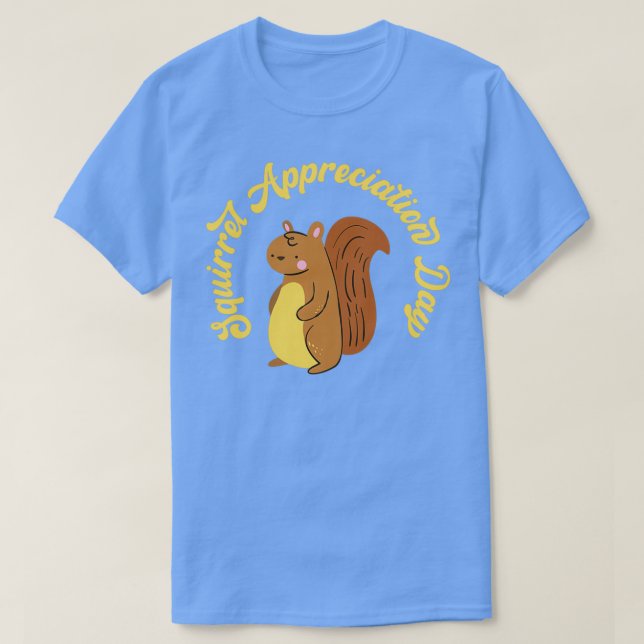 Camiseta Día nacional de apreciación de la ardilla (Diseño del anverso)