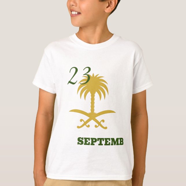 Camiseta Día Nacional de Arabia Saudita (Anverso)