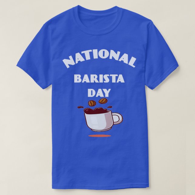 Camiseta Día Nacional de Barista (Diseño del anverso)