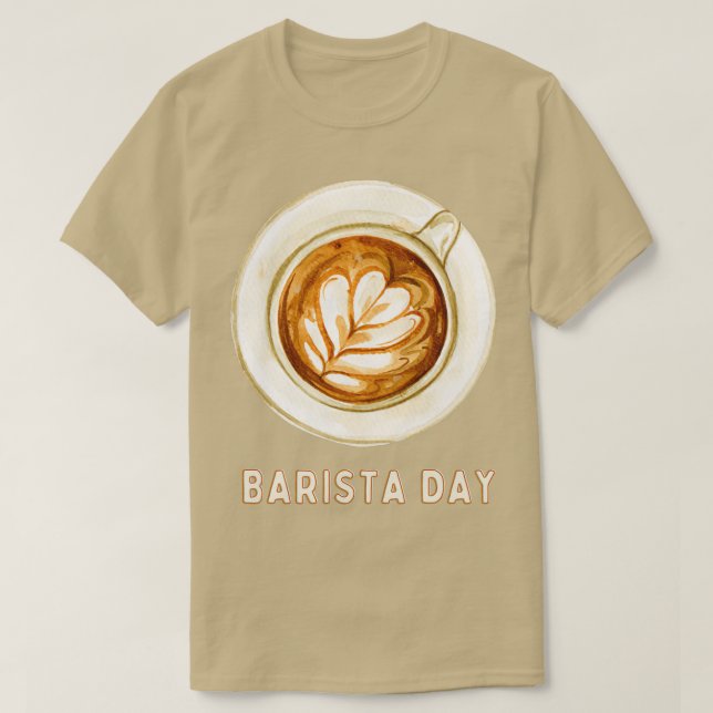 Camiseta Día Nacional de Barista 11 (Diseño del anverso)