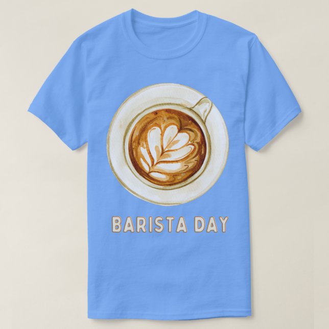 Camiseta Día Nacional de Barista 13 (Diseño del anverso)