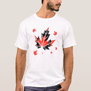 Camiseta Día Nacional de Canadá: Canción Patriótica de hoja