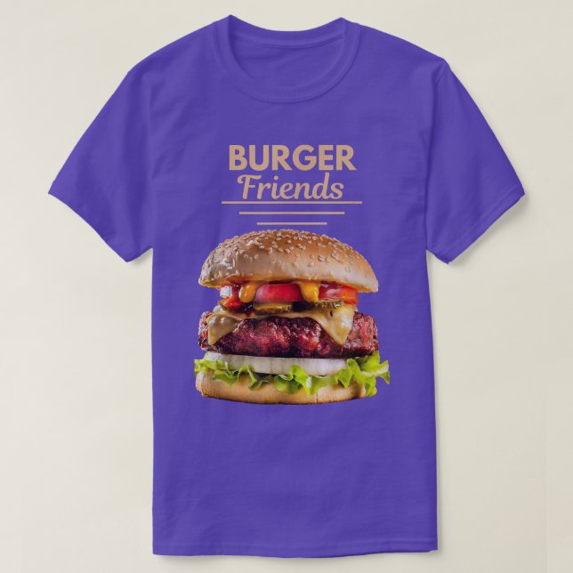 Camiseta Día Nacional de Hamburguesa de Amigos de Burger, 2 (Diseño del anverso)