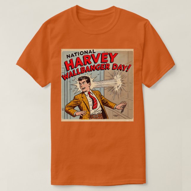 Camiseta Día Nacional de Harvey Wallbanger (Diseño del anverso)