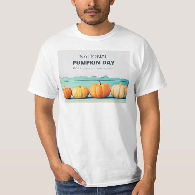 Camiseta Día Nacional de la Calabaza (Anverso)