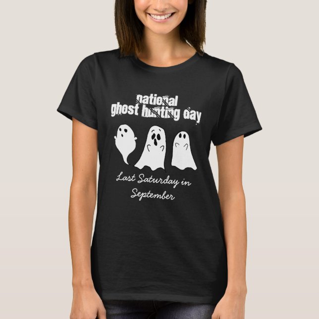 Camiseta Día Nacional de la Caza del Espíritu Paranormal (Anverso)