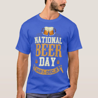 Camiseta Día Nacional De La Cerveza 1 De Enero Al 31 De Dic