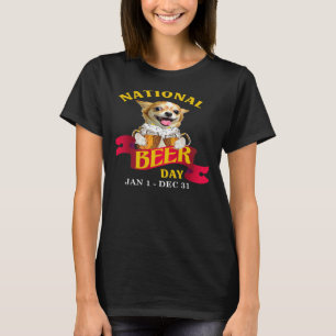 Camiseta Día Nacional de la Cerveza de Chihuahua Enero 1 di