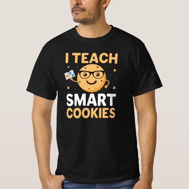 Camiseta Día Nacional de la Cookie, enseño cookies intelige (Anverso)