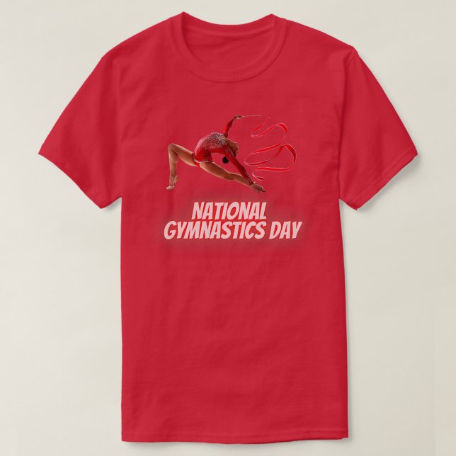 Camiseta Día Nacional de la Gimnasia (Diseño del anverso)