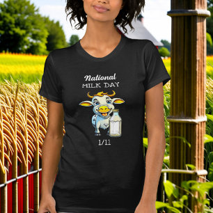 Camiseta Día Nacional de la Leche el 11 de enero