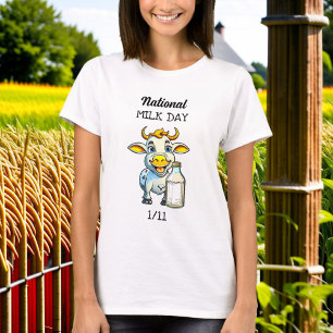 Camiseta Día Nacional de la Leche el 11 de enero