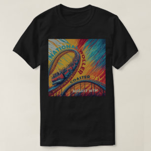 Camiseta Día nacional de la montaña rusa