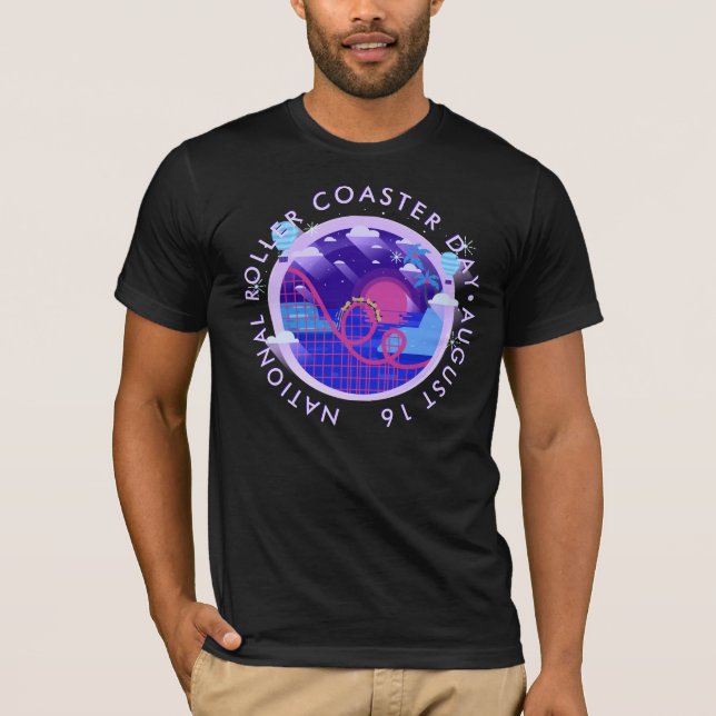 Camiseta Día nacional de la montaña rusa (Anverso)