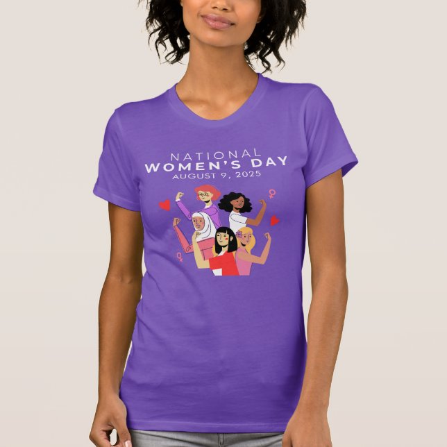 Camiseta Día Nacional de la Mujer (Anverso)