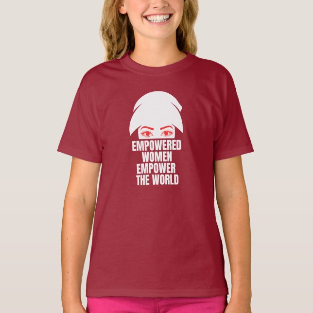 Camiseta Día Nacional de la Mujer Empoderada Empodera al Mu (Anverso)