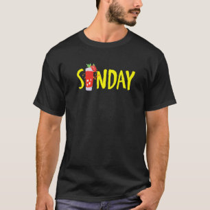 Camiseta Día nacional de la sangrienta de Brunch dominical