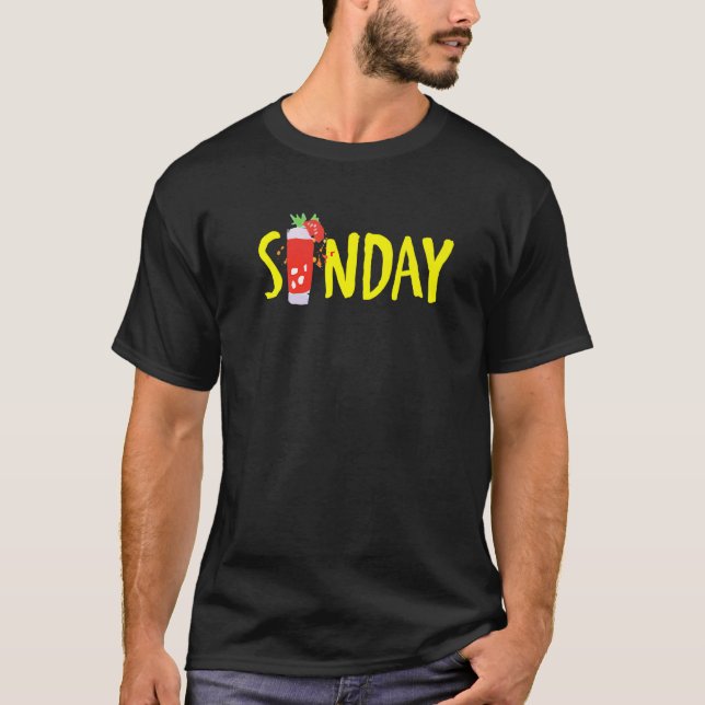 Camiseta Día nacional de la sangrienta de Brunch dominical (Anverso)