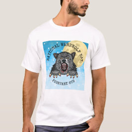 Camiseta Día Nacional de los Hombres Werewolf 6 de febrero