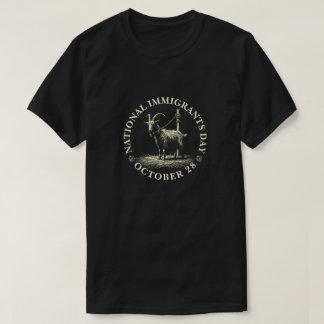 Camiseta Día Nacional de los Inmigrantes, 28 de octubre  