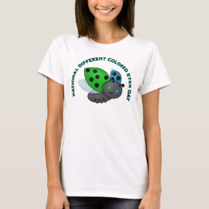 Camiseta Día Nacional de los Ojos de Diferente Color