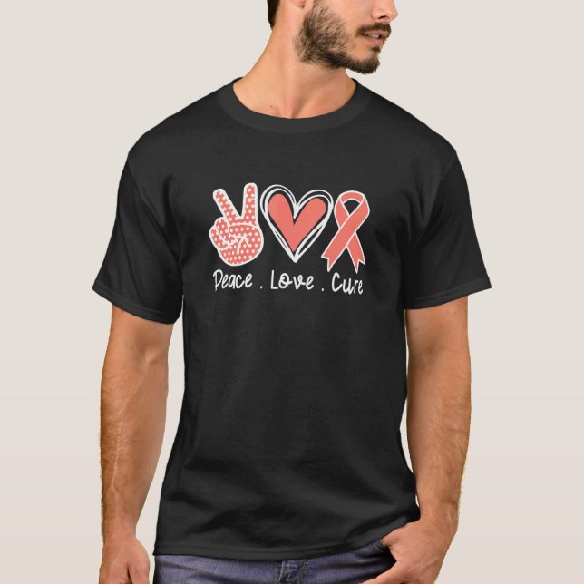 Camiseta Día Nacional de Prueba de Vih Cinta Cura de Amor p (Anverso)