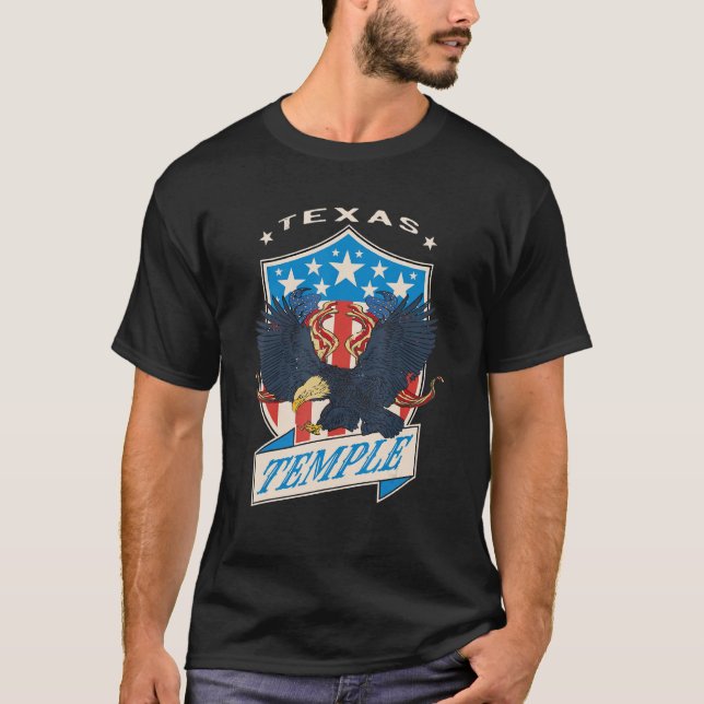 Camiseta Día Nacional de Texas de la Ciudad del Templo (Anverso)