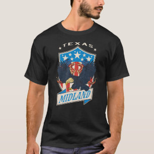 Camiseta Día Nacional de Texas en la Ciudad de Midland