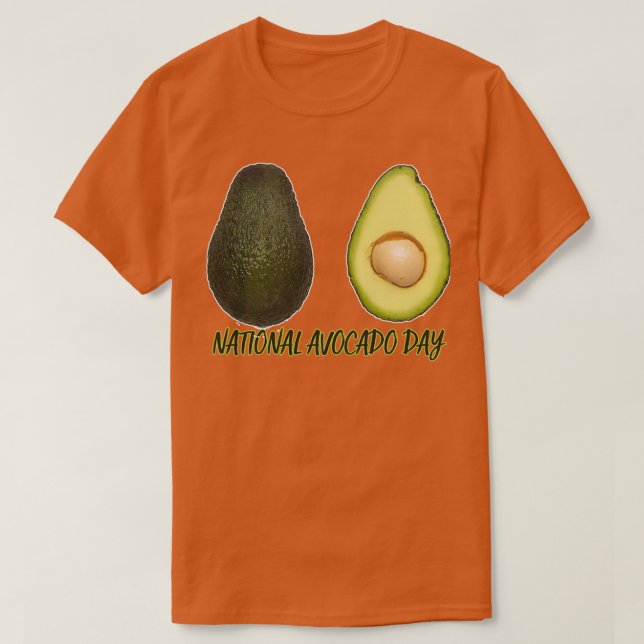 Camiseta Día Nacional del Aguacate 13 (Diseño del anverso)