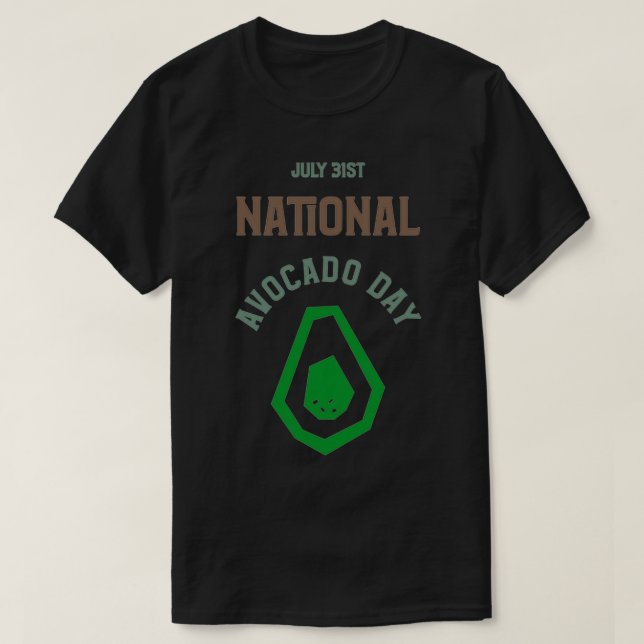 Camiseta Día Nacional del Aguacate 19 (Diseño del anverso)