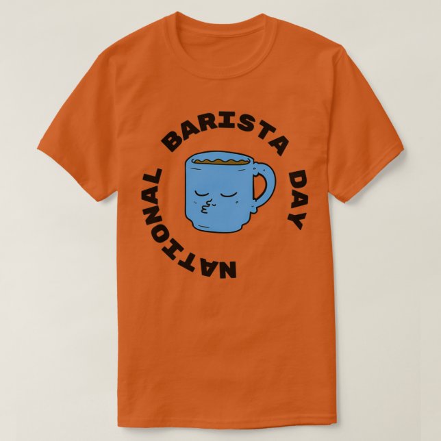 Camiseta Día Nacional del Barista 2 (Diseño del anverso)