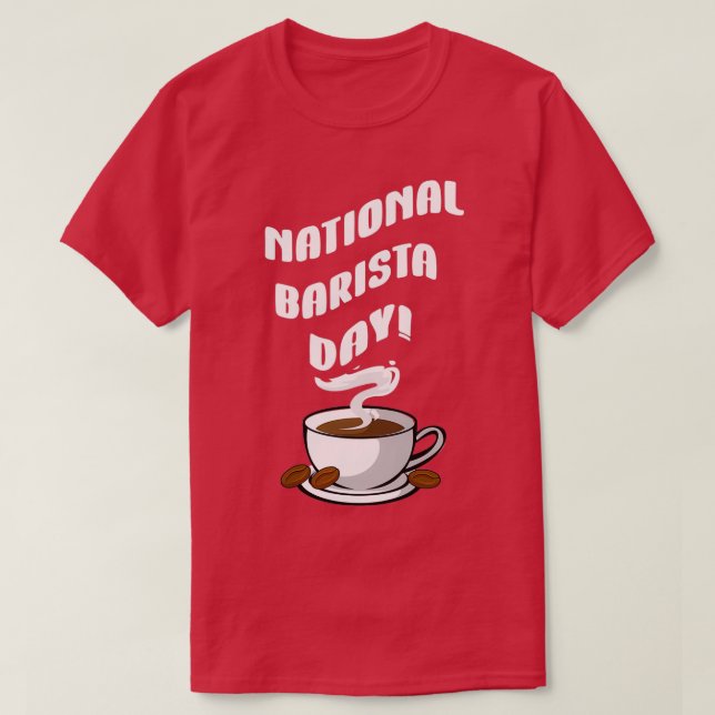 Camiseta Día Nacional del Barista 4 (Diseño del anverso)