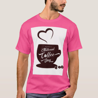 Camiseta Día Nacional del Barista Feliz Día del Café
