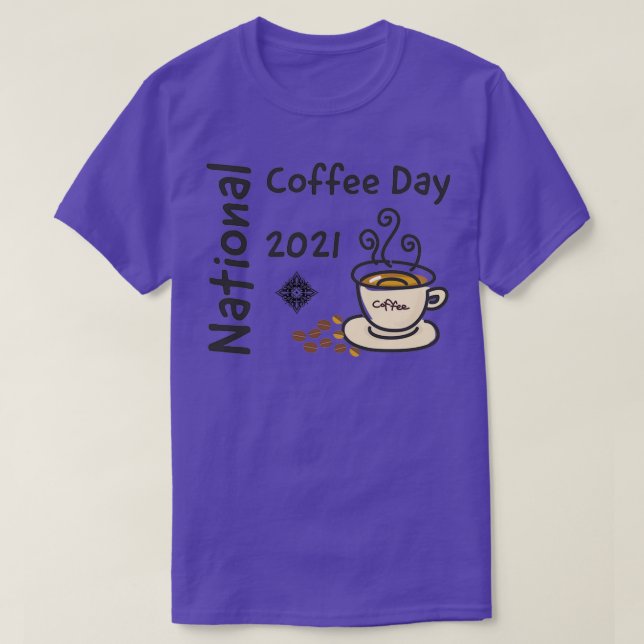 Camiseta Día nacional del café 2021 (Diseño del anverso)