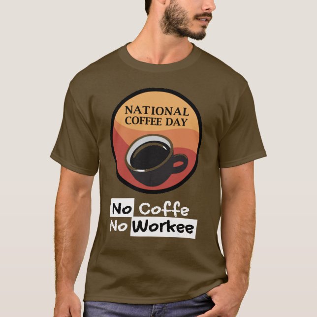 Camiseta Día Nacional del Café 29 de septiembre (Anverso)