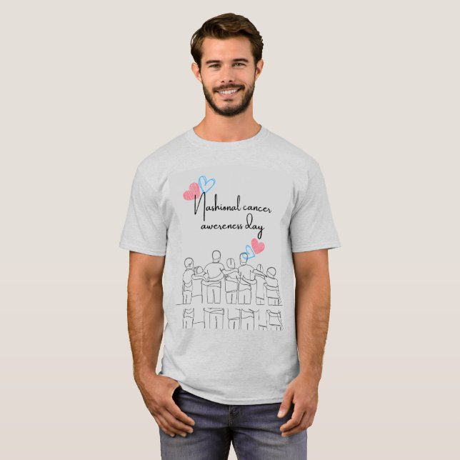 Camiseta día nacional del cáncer (Anverso completo)