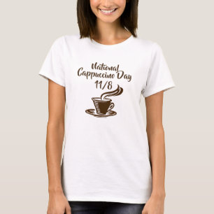 Camiseta Día nacional del capuchino 8 de noviembre feriado