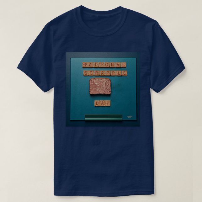 Camiseta Día Nacional del Escrapple (Diseño del anverso)