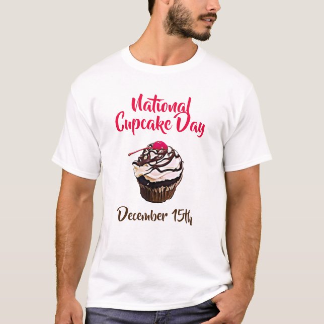 Camiseta Día nacional del pastel 15 de diciembre (Anverso)