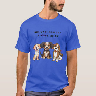 Camiseta Día nacional del perro celebra tu peluche amigo