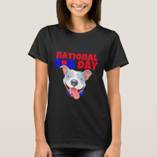 Camiseta Día Nacional del Perro Pastor Americano Bully