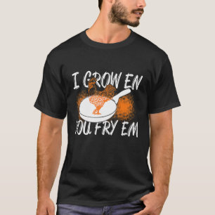 Camiseta Día Nacional del Pollo Frito I Crec En Usted Fríe
