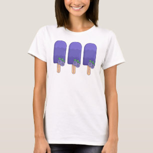 Camiseta Día Nacional del Popsicle del Arándano Azul