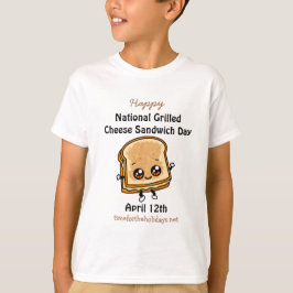 Camiseta Día Nacional del Sándwich de Queso a la Parrilla -