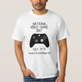 Camiseta Día nacional del videojuego 8 de julio