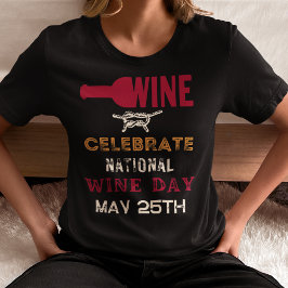 Camiseta Día Nacional del Vino Wine Knot