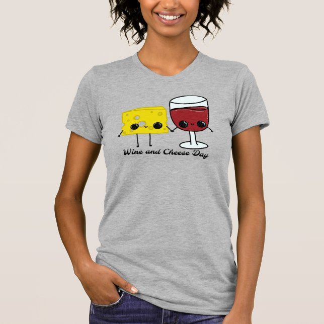 Camiseta Día Nacional del Vino y el Queso (Anverso)